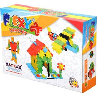 👉 Bouw blok nederlands meerkleurig One Size Matrax Fidget Toys - Flexy Tangles- 129 bouwblokken -Puzzel- 3+ jaar BPA Vrij 8695295001065