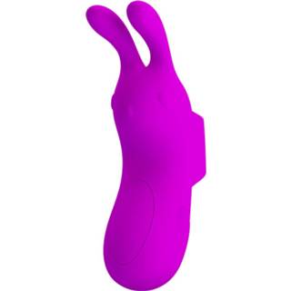 👉 Vingervibrator One Size paars Finger Bunny Vinger Vibrator 6959532331516