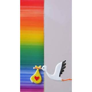 👉 One Size GeenKleur Stellwag Kaarsenversierset Ooievaar 4028292012828
