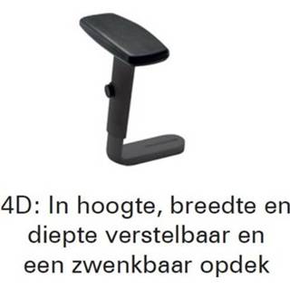 👉 Bureaustoel zwart One Size Prosedia Yourope 8 - Hoge rugleuning 5601570642987