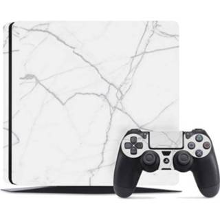 👉 Wit nederlands marmeren ps4 skin zelfklevende sticker