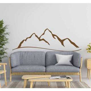 👉 Natuur muursticker nederlands Minimalistische berg