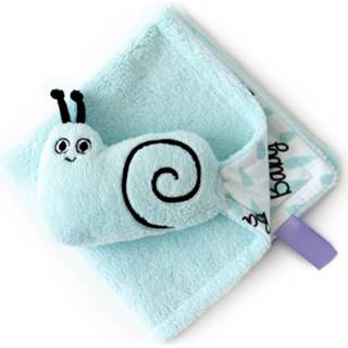 👉 Knuffel doek One Size lichtblauw baby's meerkleurig Milk&Moo Babyslak Knuffeldoekje - Baby 8682835420578