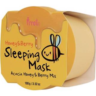 👉 Slaapmasker One Size no color Honing & Bessen Voedend gelaatsmasker voor de nacht 100g 8809411188718