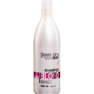 👉 Blonde shampoo roze zijde One Size no color Sleek Line Blush die een tint geeft aan blond haar met 1000ml 5906874553077