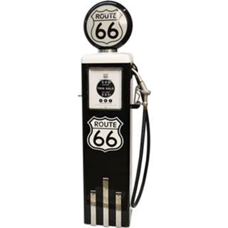 👉 Benzinepomp zwart wit Route 66 8 Ball Elektrische Zonder Voet - & Reproductie 7434835577506