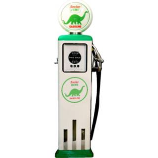 👉 Benzinepomp wit groen Sinclair Dino Gasoline 8 Ball Elektrische Met Voet - & Reproductie 7434838384392