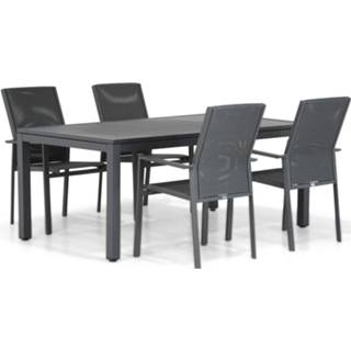 👉 Tuinset xerix aluminium dining sets grijs-antraciet Presto Ricadi/Concept 180 cm 5-delig 7434231218263