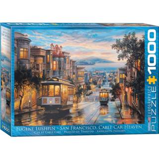 👉 Puzzel active San Francisco, Cable Car Heaven - (1000) 628136609579