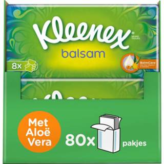 👉 Zakdoek active 10x Kleenex Balsam Zakdoekjes 8 pakjes 5029054225486