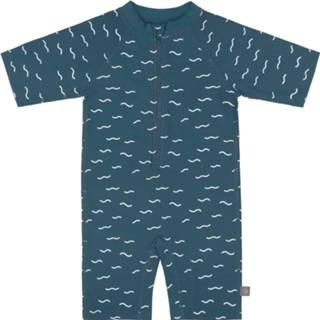 👉 Short sleeve blauw active Lässig Splash&Fun Sunsuit - Waves blue 18 months Zwempakken 4042183414447