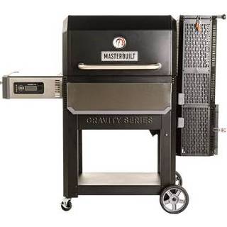 👉 Houtskool staal zwart Masterbuilt Digitale Grill & Smoker Barbecue B 155 x D 84 cm