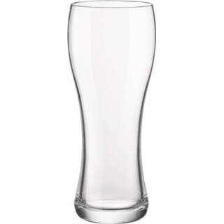 👉 Bierglas One Size transparant 4x Stuks bierglazen voor witbier/rosebier 400 ml - witbier 8411712765057