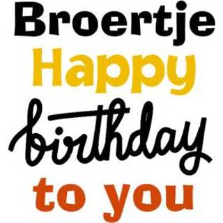 👉 Verjaardagskaart tekst | Greetz Broer