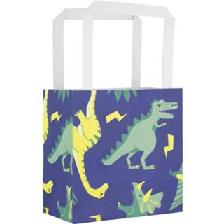 👉 Cadeautas papier HEMA Cadeautasjes 7x13x13 Dino - 6 Stuks 8718537955152