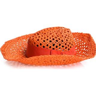 👉 S vrouwen oranje Kapelusz 8051563366944