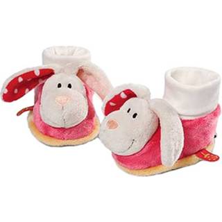 👉 Babyschoenen rood pluche junior baby's Nici Konijn 0 12 maanden rood/crème 4012390369489