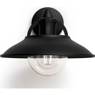 👉 Wandlamp zwart Philips myGarden Cormorant E27 - 8718696165836