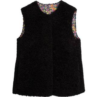 👉 Vest vrouwen zwart Teddy