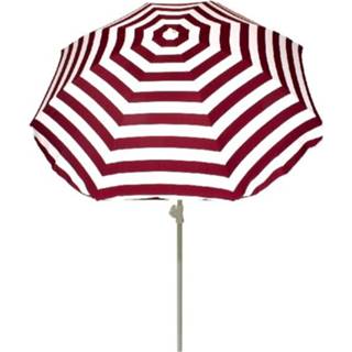 👉 Parasol rood wit Summertime / 180 Cm 8712051047638