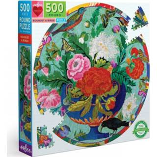 👉 Boeket DierenBloemen legpuzzels Bouquet and Birds Puzzel (500 stukjes) 689196509230