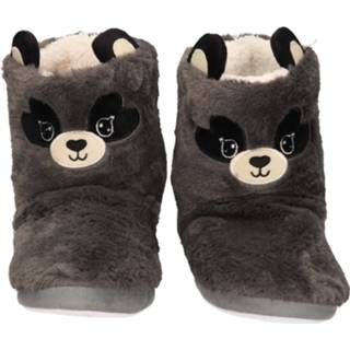 👉 Dieren sloffen/pantoffels muis grijs voor dames - Pluche dierensloffen muizen - Warme pantoffels