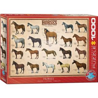 👉 Puzzel dieren legpuzzels Horses (1000 stukjes) 628136600781