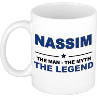 👉 Beker mannen Lucas The man, myth legend cadeau koffie mok / thee 300 ml