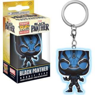 👉 Sleutel hanger zwart Black Panther Erik Killmonger Pocket Pop! Sleutelhanger