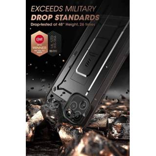 👉 Screenprotector zwart SUPCASE 360° Backcase Hoesje Met Screen Protector iPhone 11 Pro - 843439125094