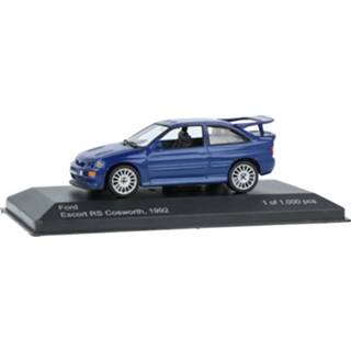 Modelauto WhiteBox blue metallic Die-Cast Ford Escort RS Cosworth - schaal 1:43
