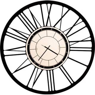 👉 Design wandklok zwart Big Clock (rond 90 cm)