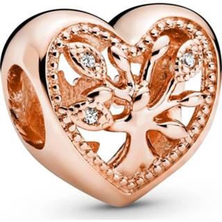 👉 Rose zilver One Size array Pandora 788826C01 Hangbedel rosekleurig Openwork Family Tree Heart 5700302864229