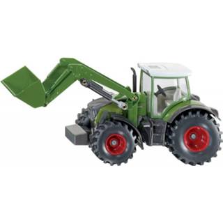 👉 Voorlader groen Siku Fendt met - Miniatuur tractor 4006874019816