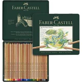 👉 Etui metalen Pastelpotlood Faber-Castell Pitt a 24 stuks 4005401121244