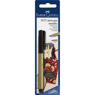 Tekenstift goud Faber-Castell Pitt Artist Pen 250 Gold 4005401673972