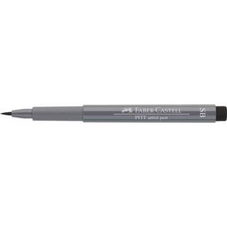 👉 Tekenstift grijs Faber-Castell Pitt Artist Pen Soft Brush 233 koud IV 4005401678335