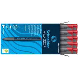 Rood Universele Marker Schneider Maxx 222 F Permanent 4004675002372