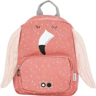 👉 Backpack Mrs. Flamingo katoen kids roze kinderen Trixie 5420047902184