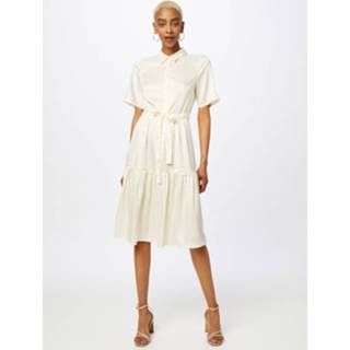 👉 Blousejurk gerecycled materiaal vrouwen beige 'Yalanda' 5713786509210