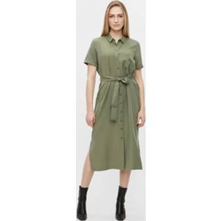 👉 Blousejurk tencel™ vrouwen groen 'OBJTILDA ISABELLA' 5713785779874
