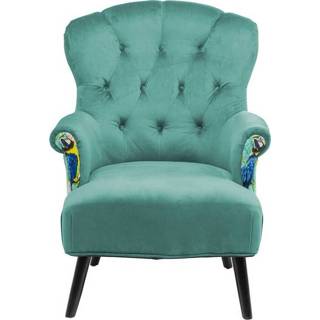 👉 Fauteuil turkoois metaal active Kare Portrait Turquoise 4025621857426