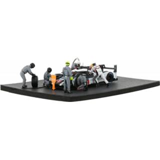 👉 Model auto plastic spark mannen Porsche 24H Le Mans Pit Crew - Modelauto schaal 1:43 9580006740113