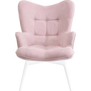 👉 Fauteuil active roze wit rose hout Kare White Vicky 4025621859376