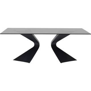 👉 Eettafel zwart metaal active Kare Gloria Black 4025621857310