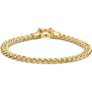 👉 Armband goudkleurige active vrouwen Dames Gourmet 5,8 mm 19 cm