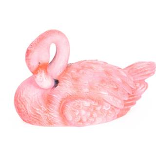 👉 Roze drijvend beeld flamingo vogel 21 cm tuindecoratie