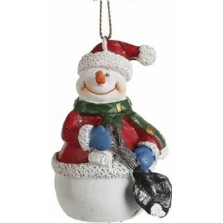 👉 Figuurtje One Size meerkleurig Kerstboomversiering setje van 3x kersthangers figuurtjes kerstornamenten 8 cm - Kersthangers/ornamenten 8720276464499