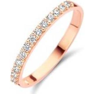 👉 Zirkonia active 14k Roségouden Ring met Zirkonia's