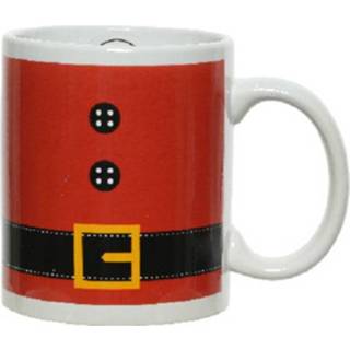 👉 2x Kerst thema mokken/bekers kerst thema 12 cm - Kerstbekers/kerstmokken/drinkbekers